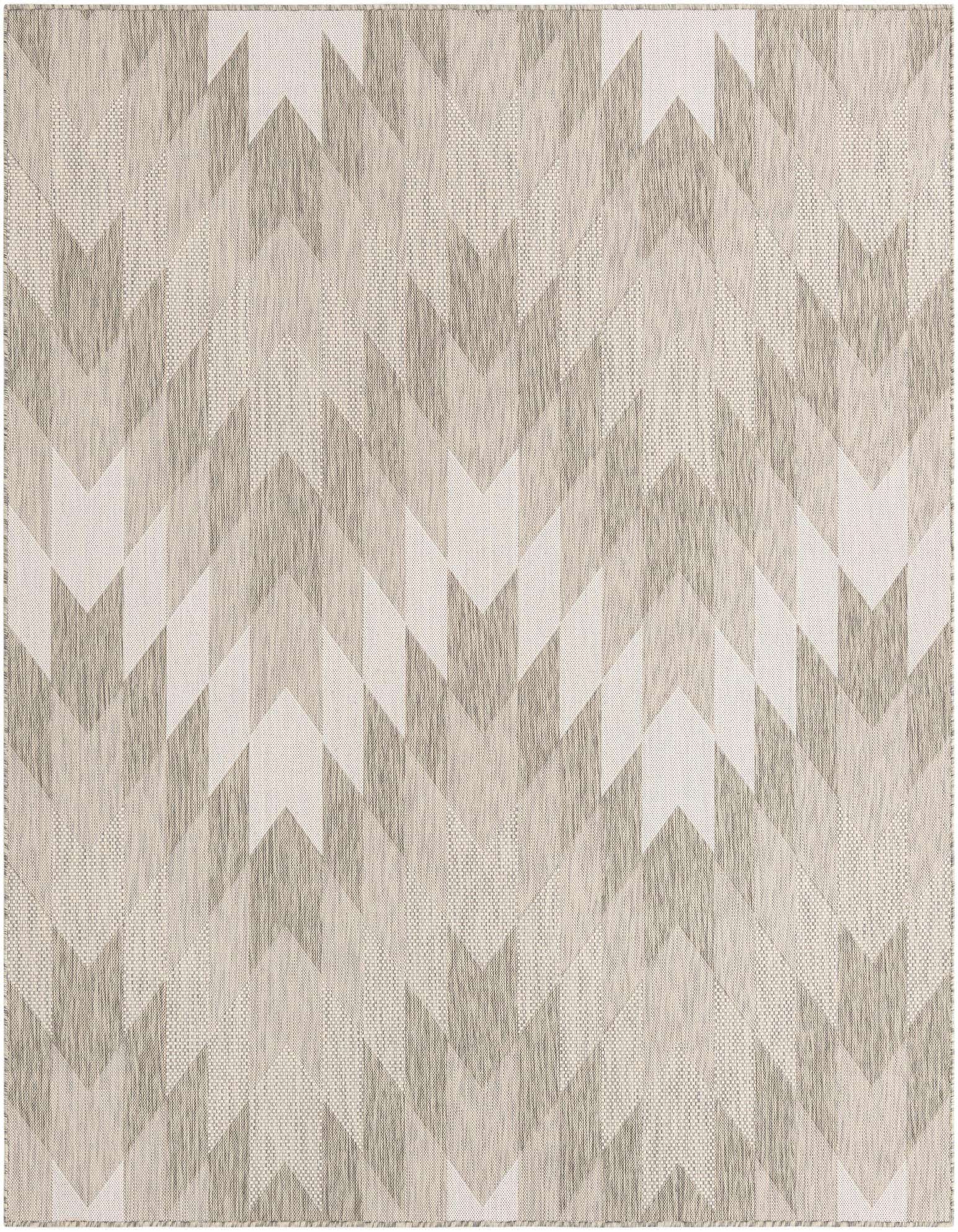 7' 10 x 7' 10 Easy-Clean Modern Indoor / Outdoor Square Rug
