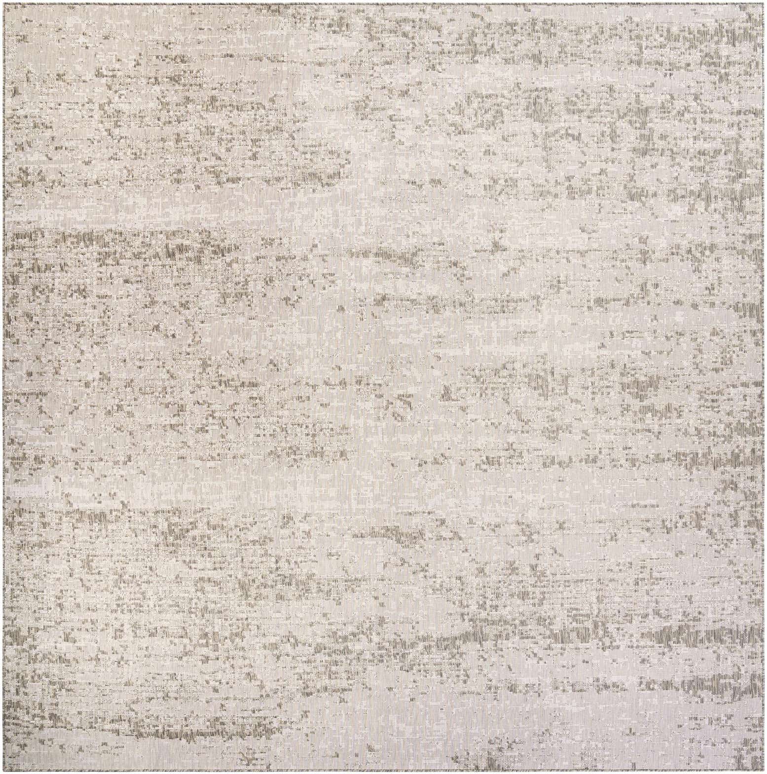 13' x 13' Easy-Clean Modern Indoor / Outdoor Square Rug