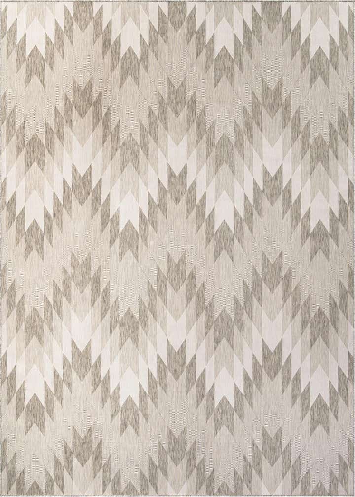 13' x 13' Easy-Clean Modern Indoor / Outdoor Square Rug
