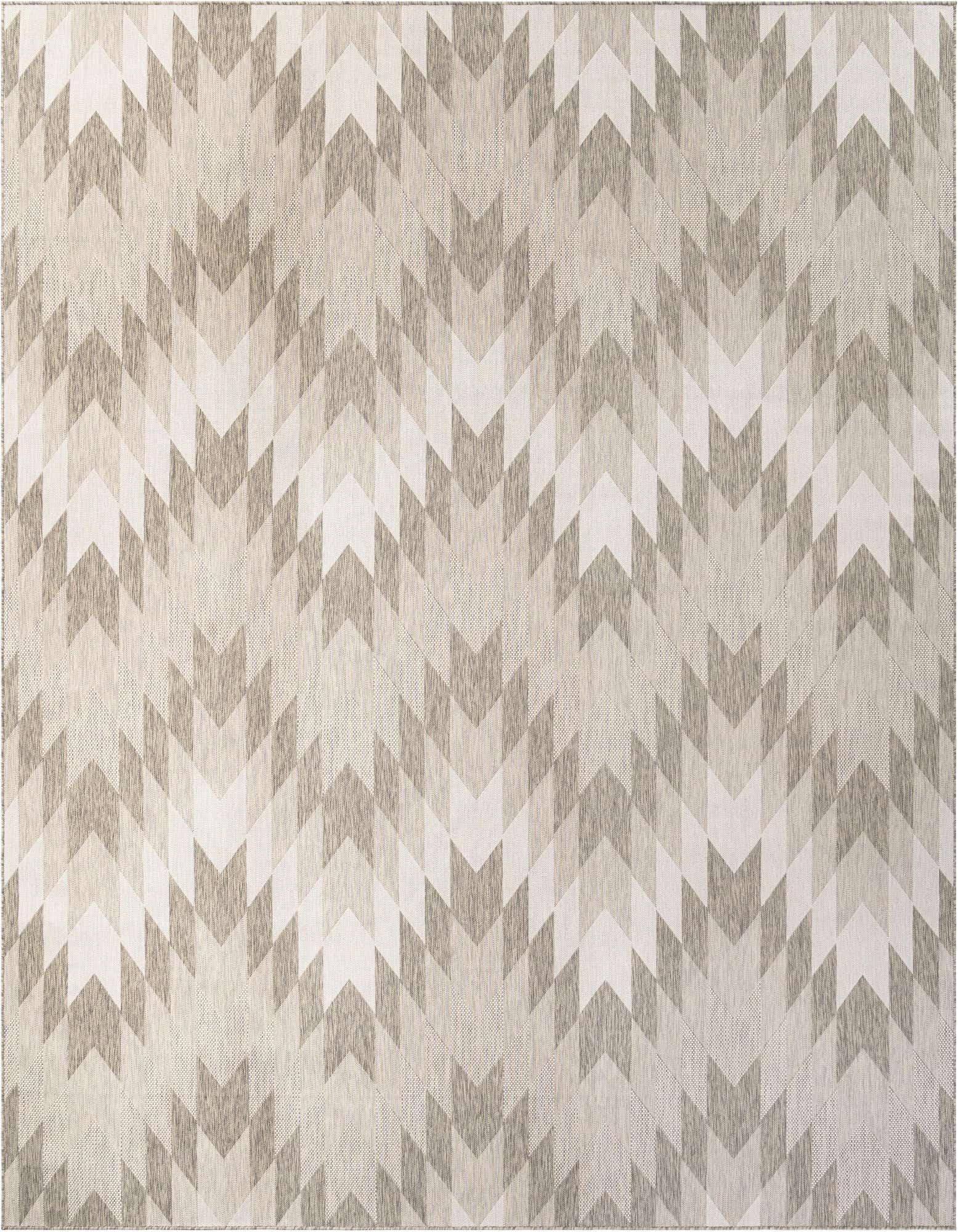 13' x 13' Easy-Clean Modern Indoor / Outdoor Square Rug