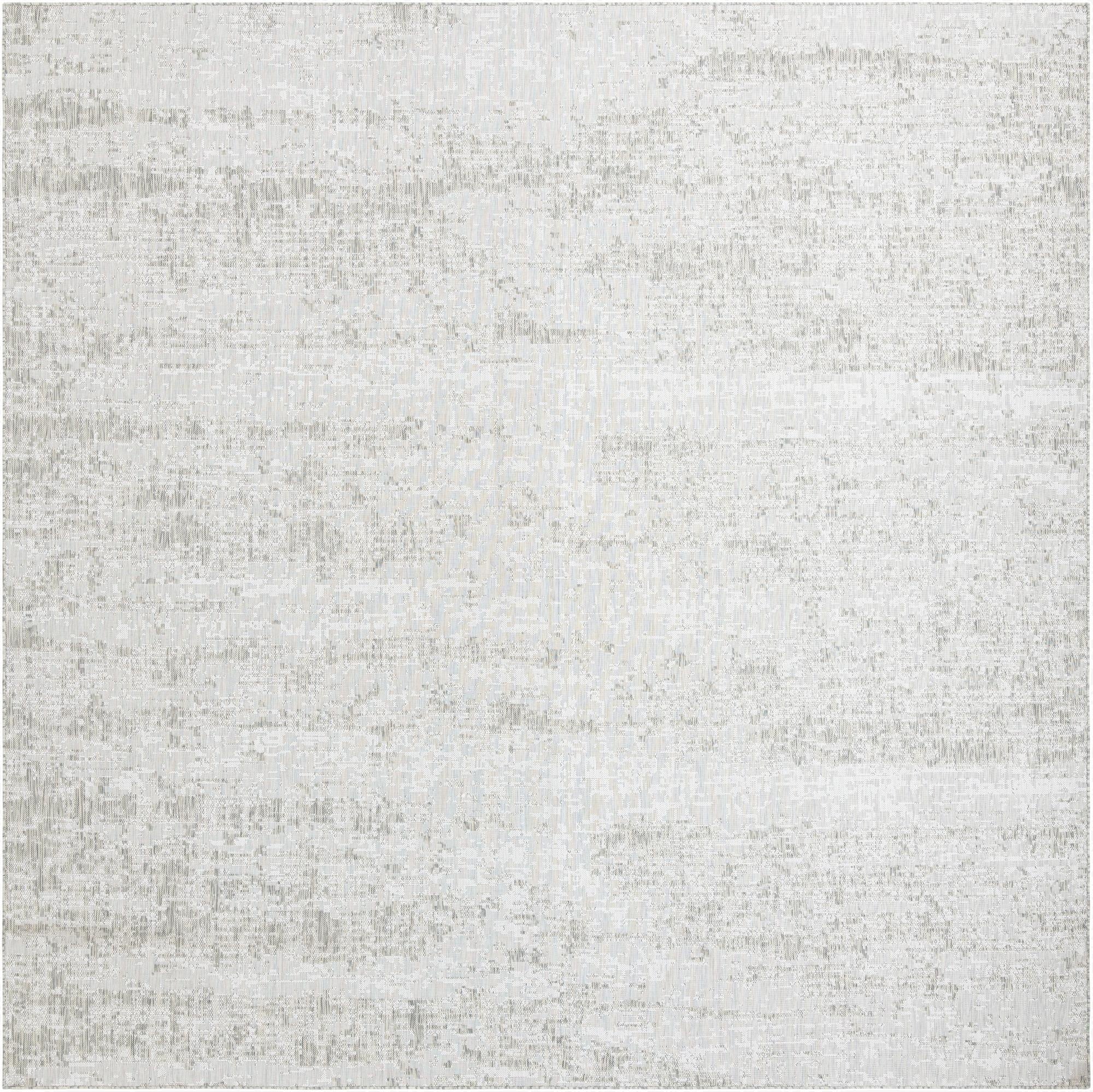 12' 4 x 12' 4  Washable Modern Indoor / Outdoor Square Rug