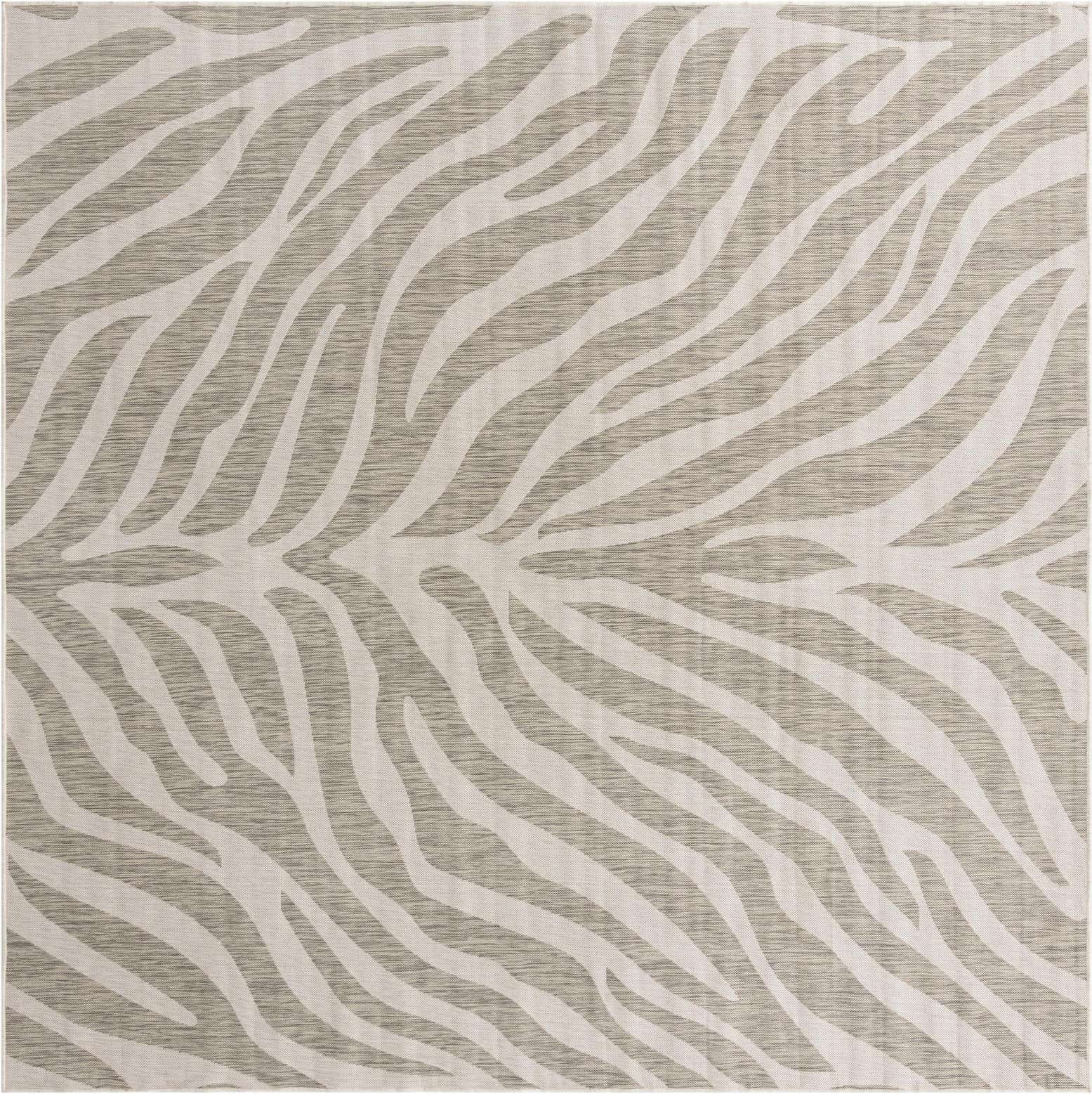 10' x 10' Easy-Clean Safari Indoor / Outdoor Square Rug
