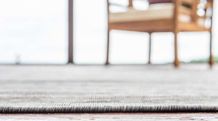 10' 2 x 10' 3 Easy-Clean Solid Indoor / Outdoor Square Rug