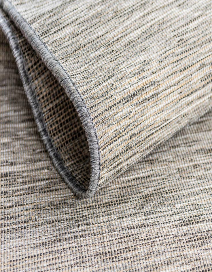 Detail image of 10' 2 x 10' 3 Easy-Clean Solid Indoor / Outdoor Square Rug