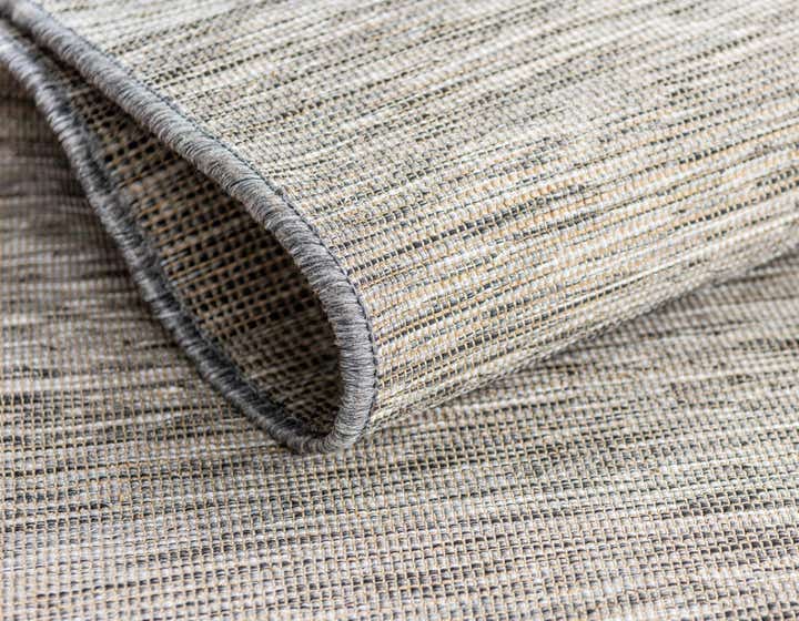 10' 2 x 10' 3 Easy-Clean Solid Indoor / Outdoor Square Rug