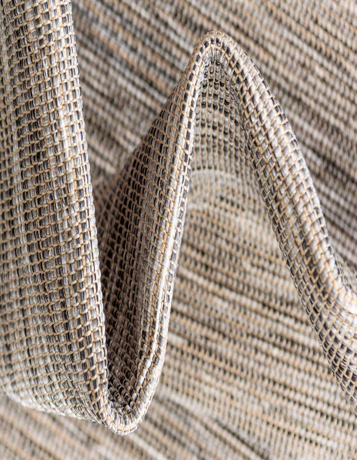 Detail image of 10' 2 x 10' 3 Easy-Clean Solid Indoor / Outdoor Square Rug