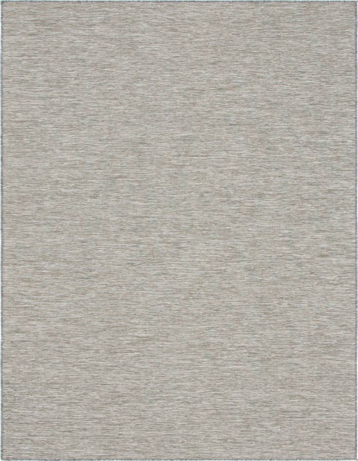Detail image of 10' 2 x 10' 3 Easy-Clean Solid Indoor / Outdoor Square Rug
