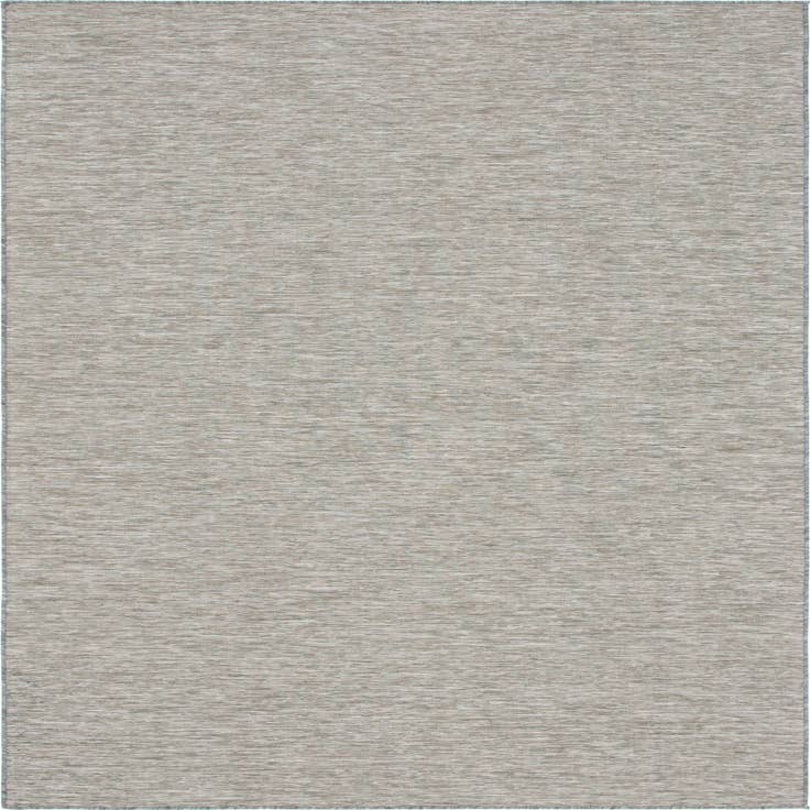 Detail image of 10' 2 x 10' 3 Easy-Clean Solid Indoor / Outdoor Square Rug