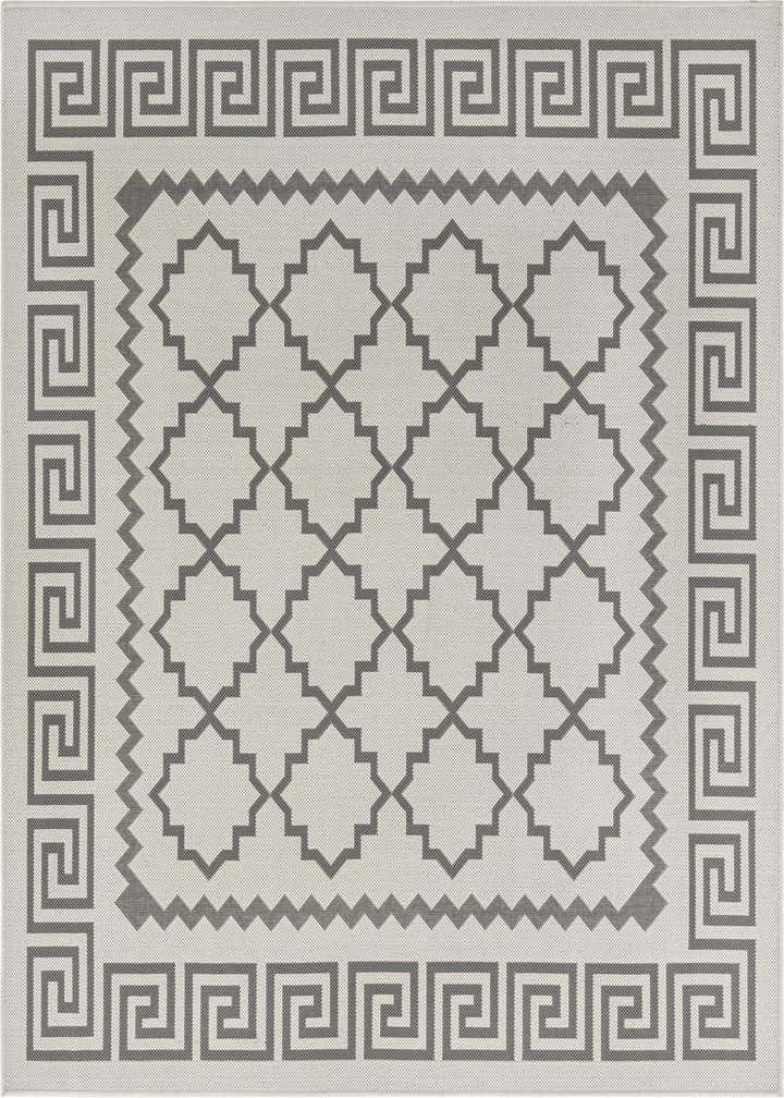 6' x 6' Easy-Clean Trellis Indoor / Outdoor Square Rug