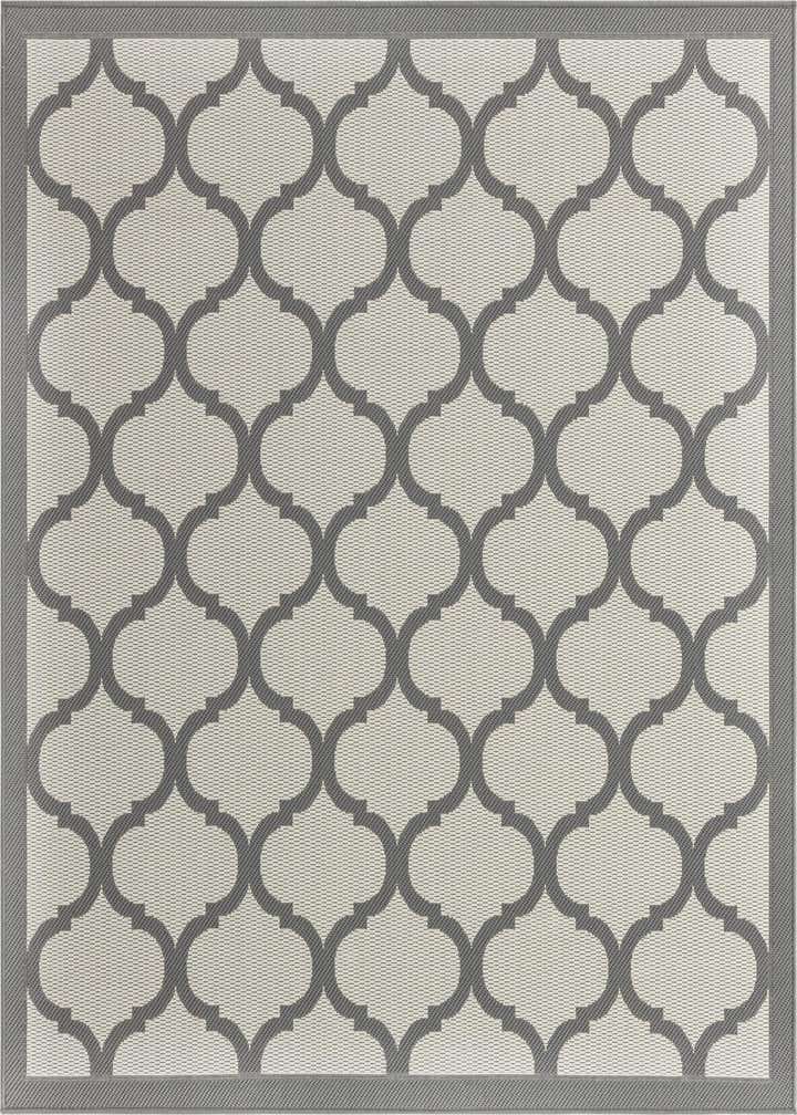6' x 6' Easy-Clean Trellis Indoor / Outdoor Square Rug