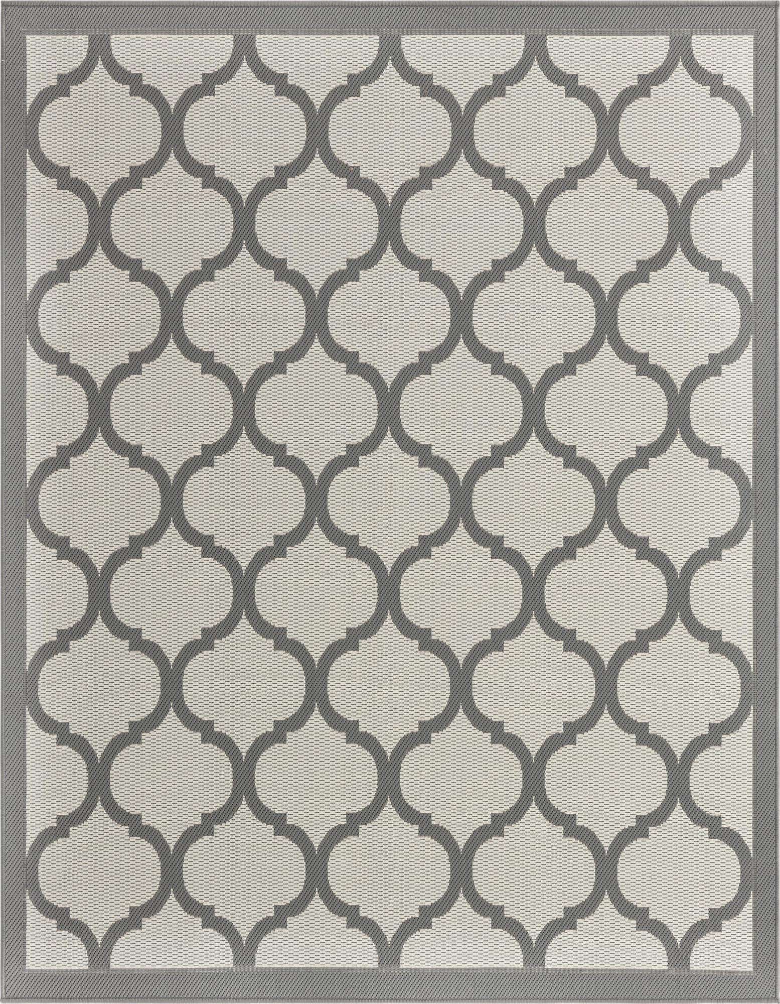 6' x 6' Easy-Clean Trellis Indoor / Outdoor Square Rug