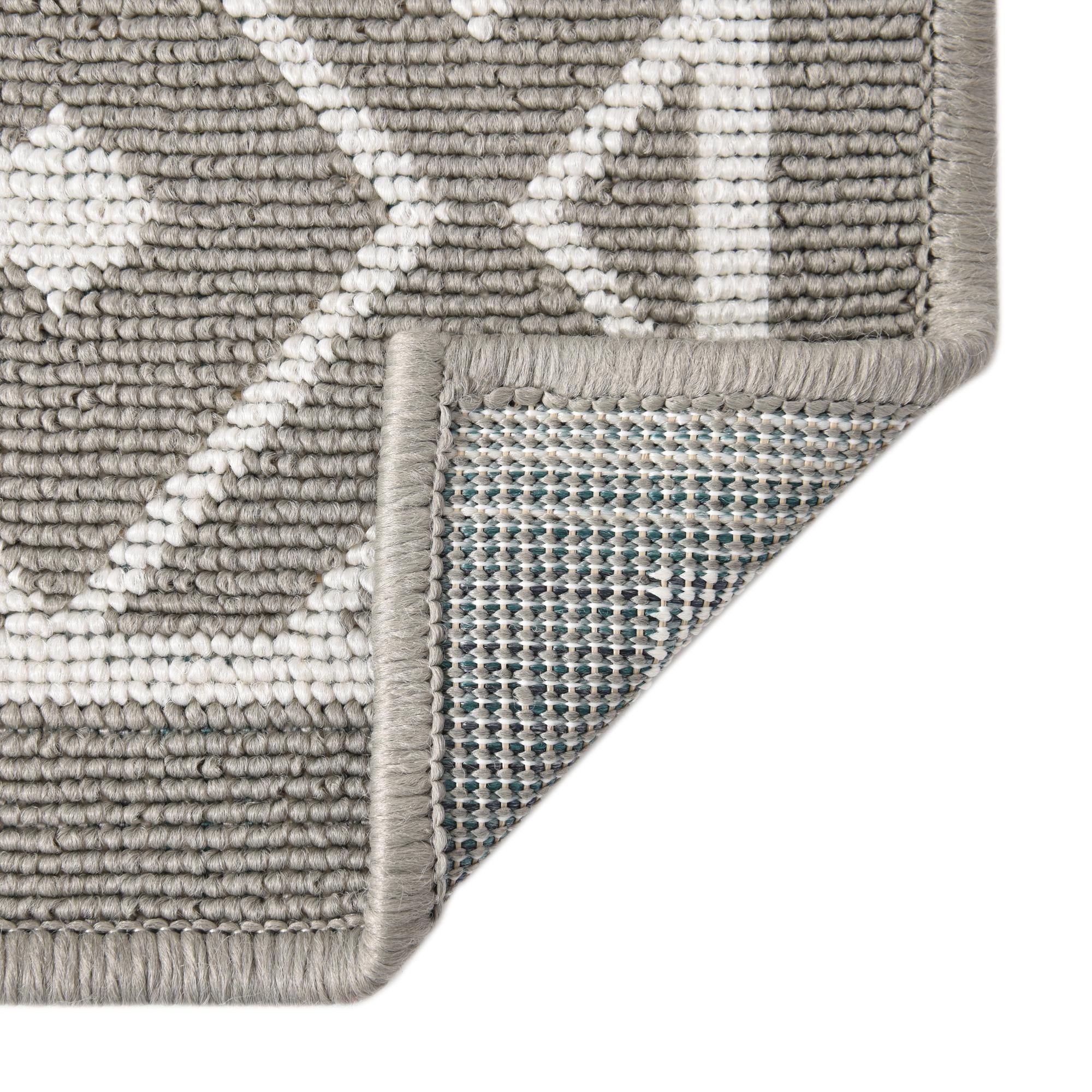7' 10 x 7' 10 Easy-Clean Trellis Indoor / Outdoor Square Rug