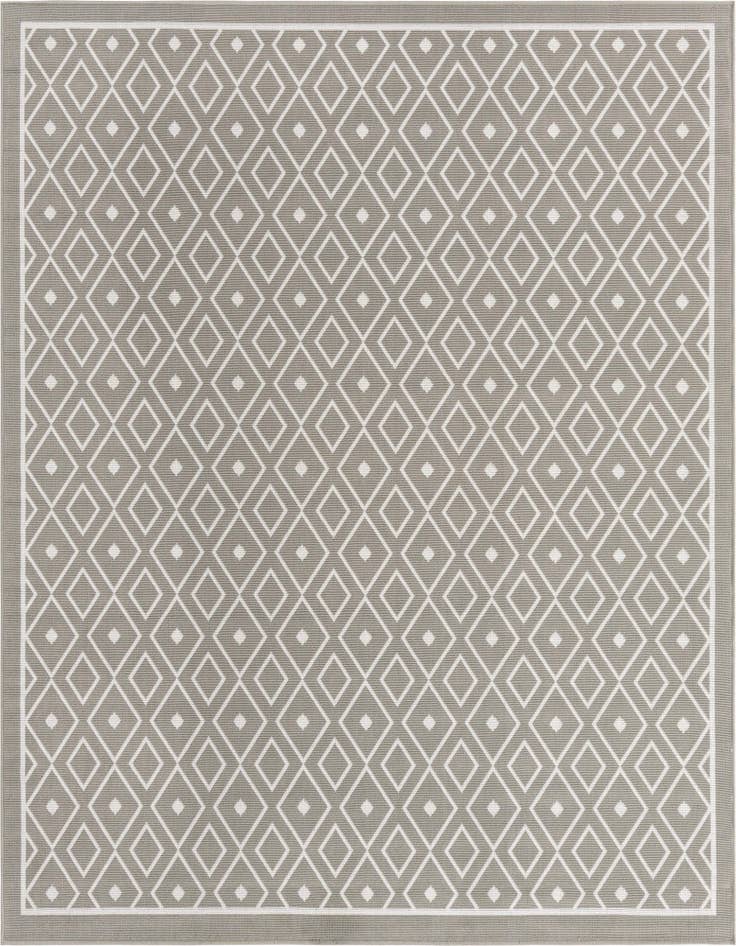 Detail image of 7' 10 x 7' 10 Easy-Clean Trellis Indoor / Outdoor Square Rug