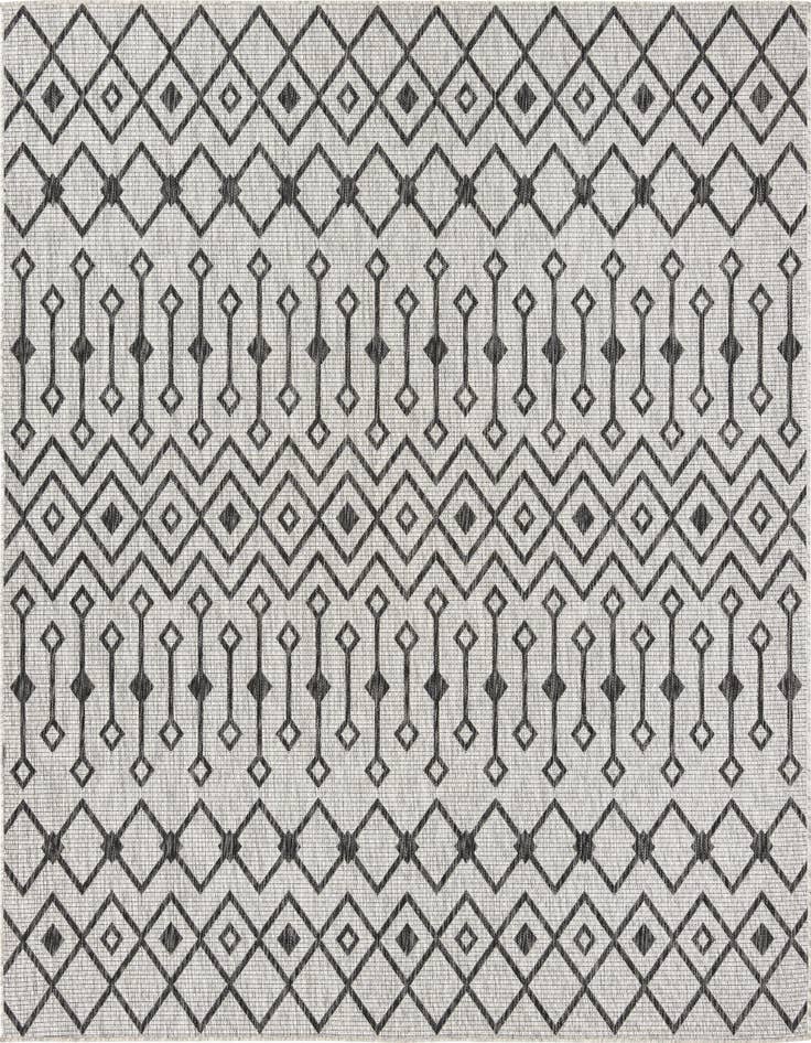 Detail image of 7' 10 x 7' 10 Easy-Clean Trellis Indoor / Outdoor Square Rug