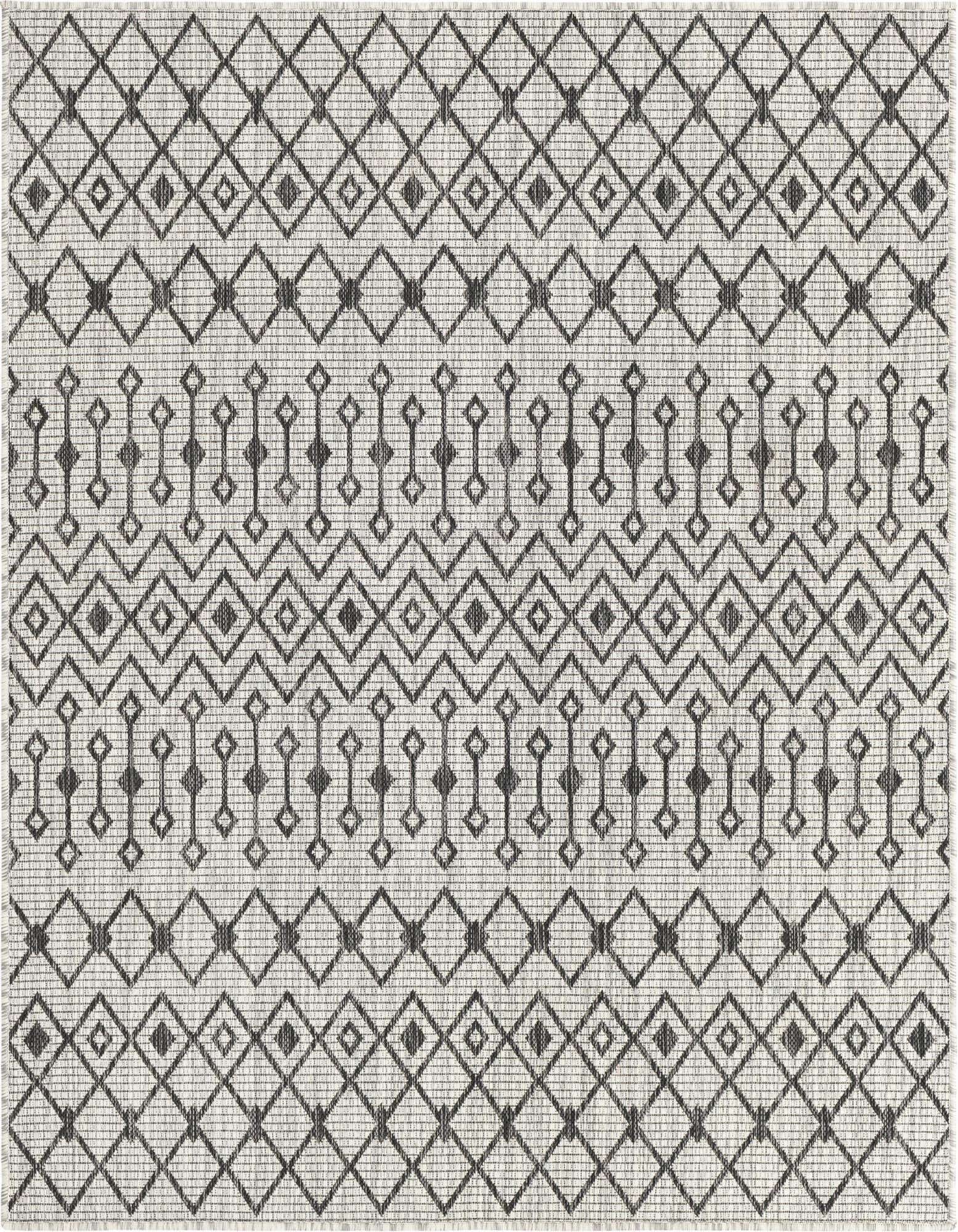 5' 3 x 5' 3 Easy-Clean Trellis Indoor / Outdoor Square Rug