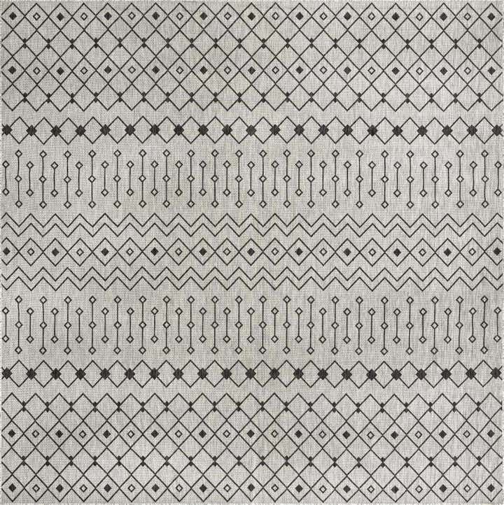 13' x 13' Easy-Clean Trellis Indoor / Outdoor Square Rug