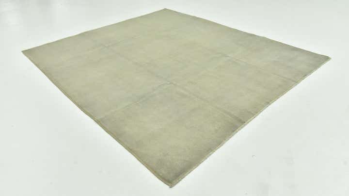 8' x 9' Hand Knotted Over-Dyed Ziegler Square Rug