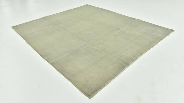Detail image of 8' x 9' Hand Knotted Over-Dyed Ziegler Square Rug