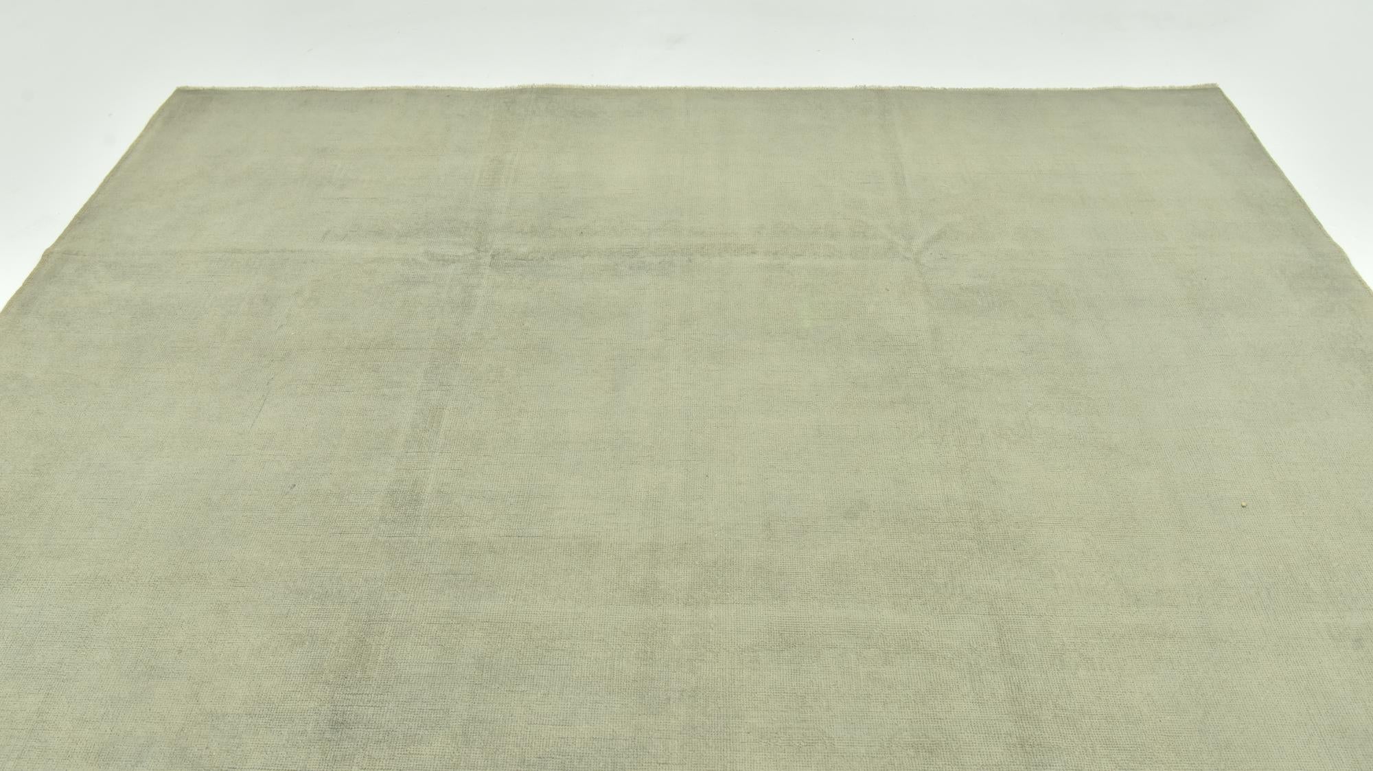 8' x 9' Hand Knotted Over-Dyed Ziegler Square Rug