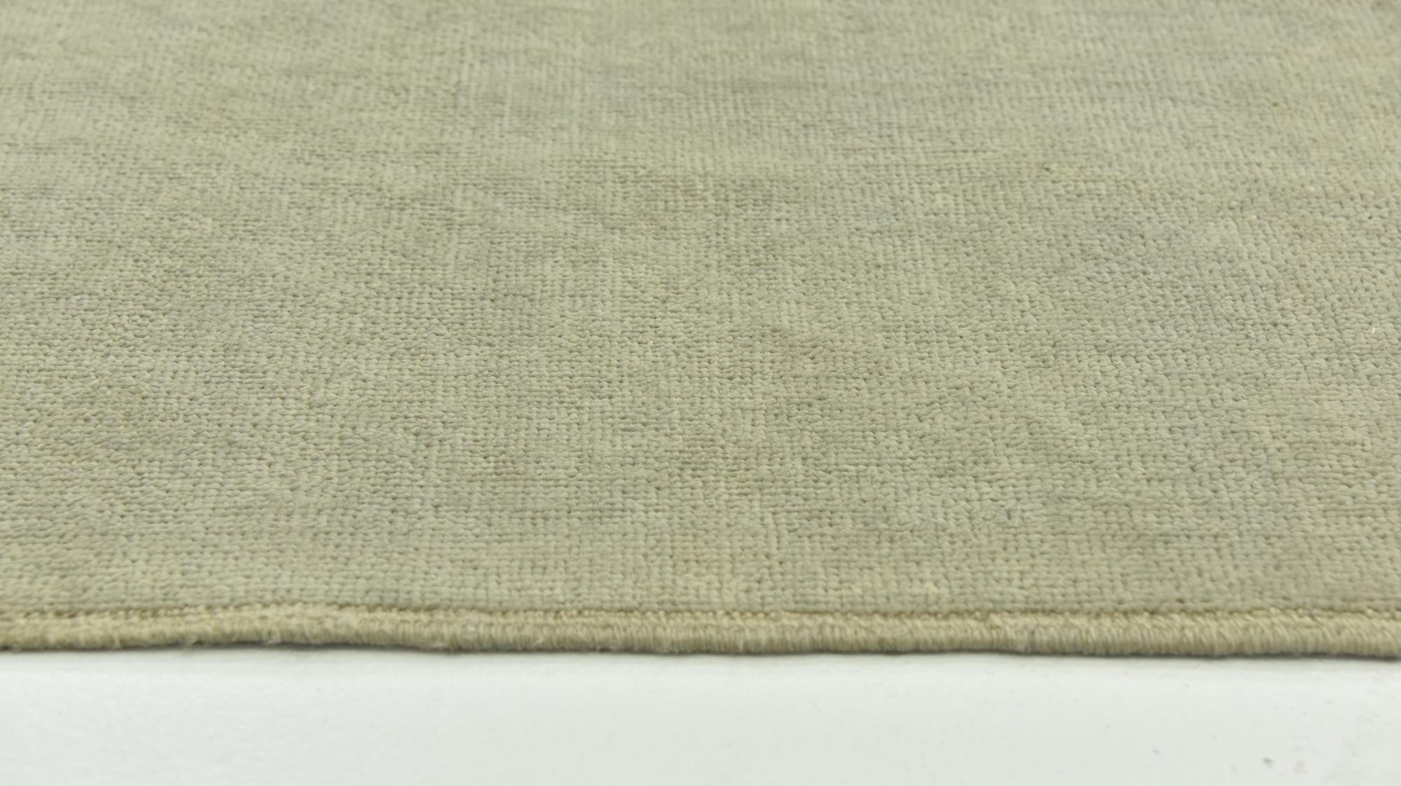 8' x 9' Hand Knotted Over-Dyed Ziegler Square Rug