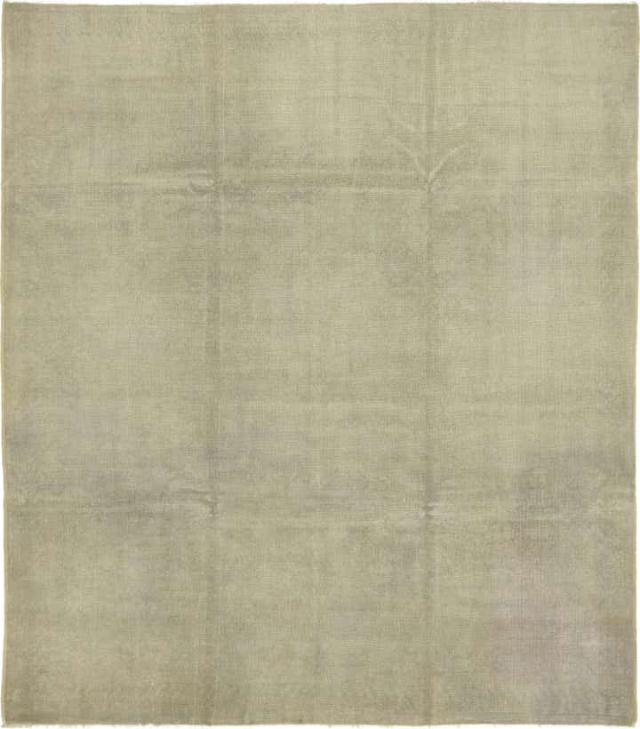 8' x 9' Hand Knotted Over-Dyed Ziegler Square Rug