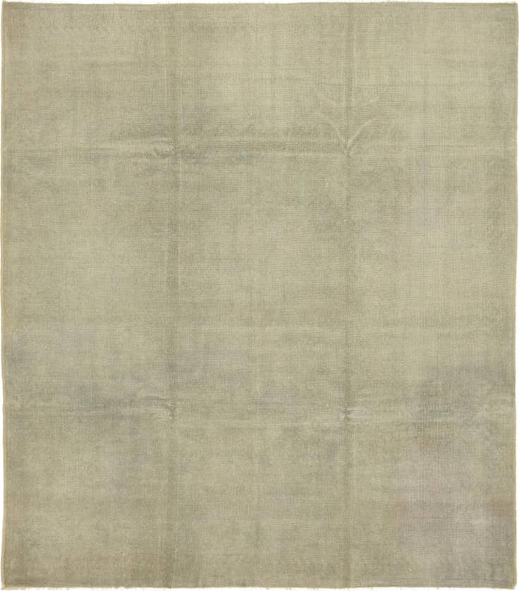 Detail image of 8' x 9' Hand Knotted Over-Dyed Ziegler Square Rug