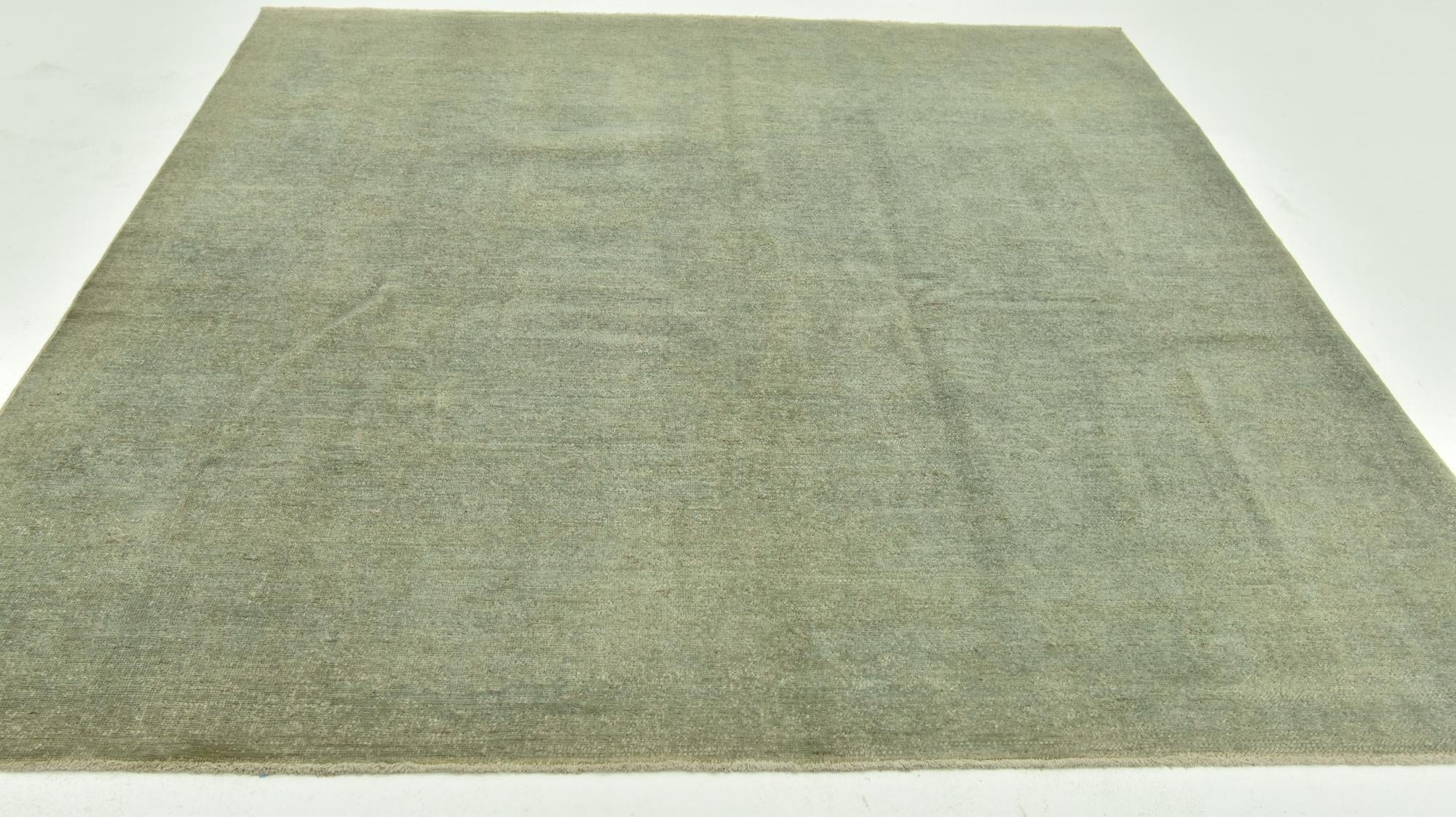 6' 4 x 6' 10 Hand Knotted Over-Dyed Ziegler Square Rug