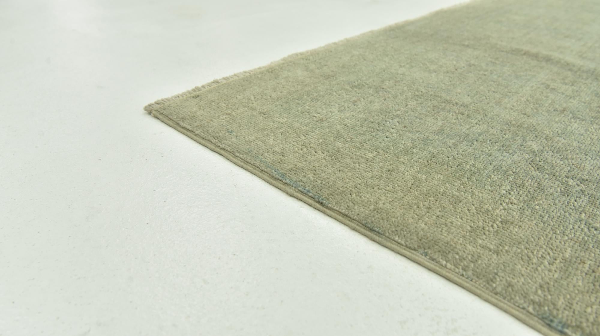 6' 4 x 6' 10 Hand Knotted Over-Dyed Ziegler Square Rug