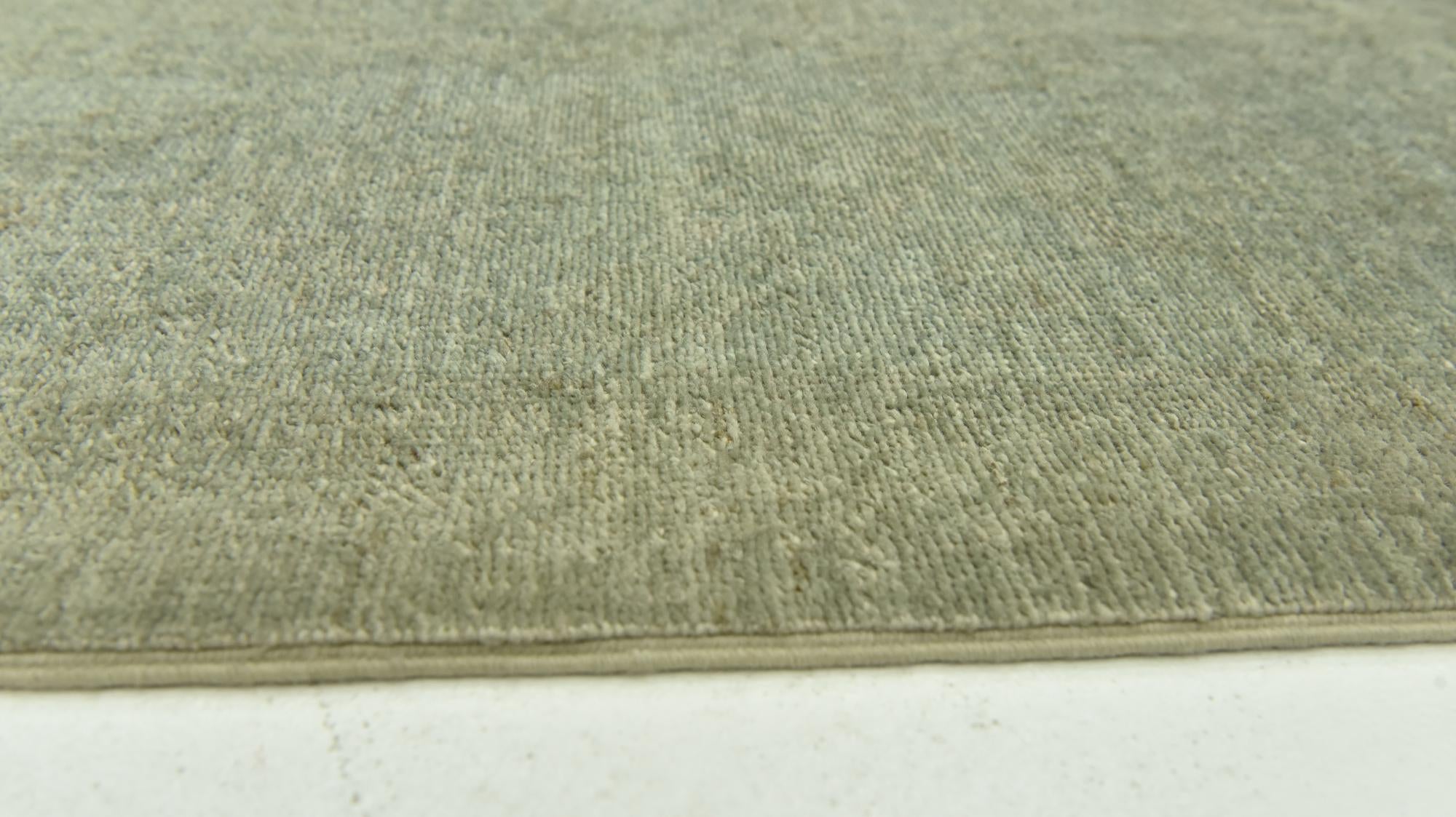 6' 4 x 6' 10 Hand Knotted Over-Dyed Ziegler Square Rug