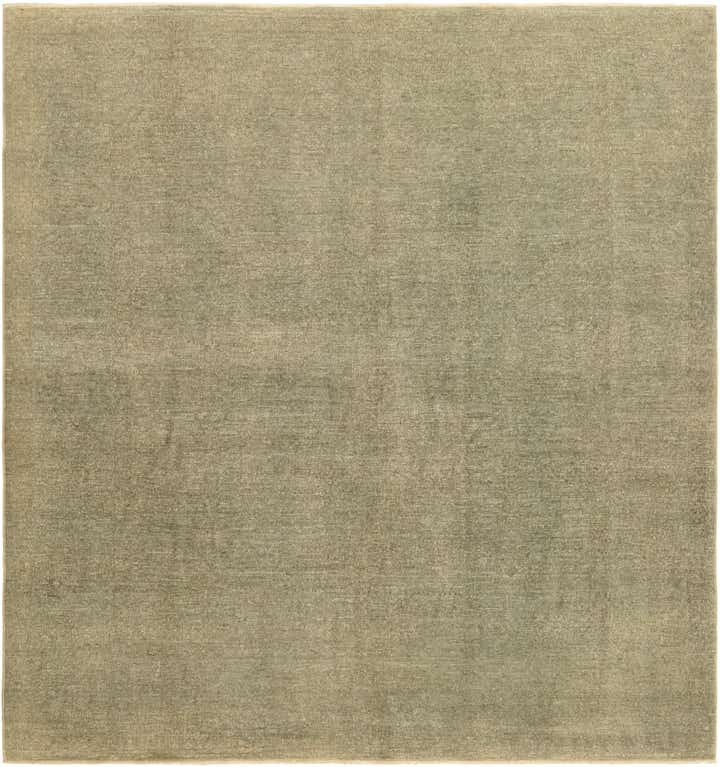 6' 4 x 6' 10 Hand Knotted Over-Dyed Ziegler Square Rug