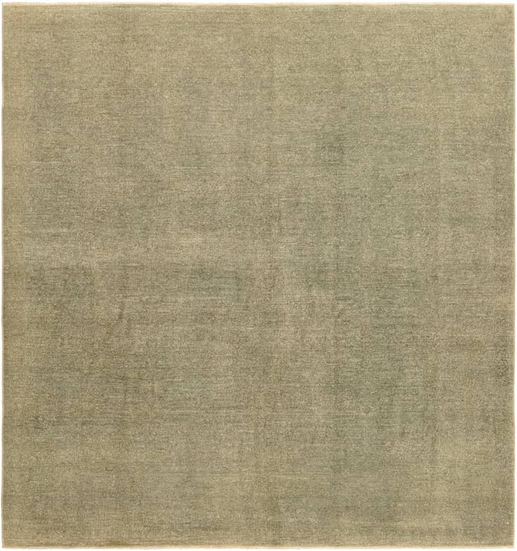 Detail image of 6' 4 x 6' 10 Hand Knotted Over-Dyed Ziegler Square Rug