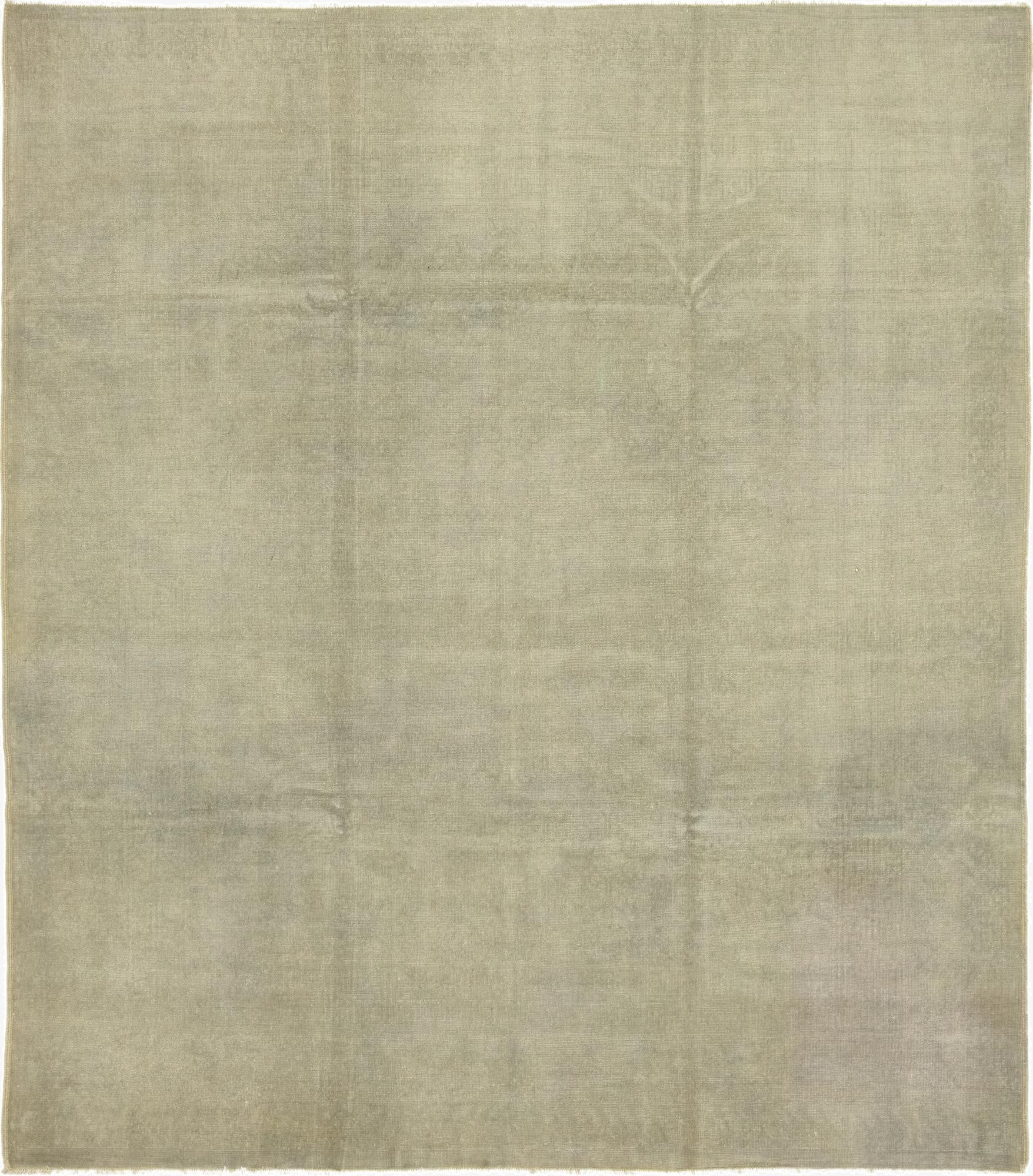 8' x 9'  Hand Knotted Over-Dyed Ziegler Square Rug