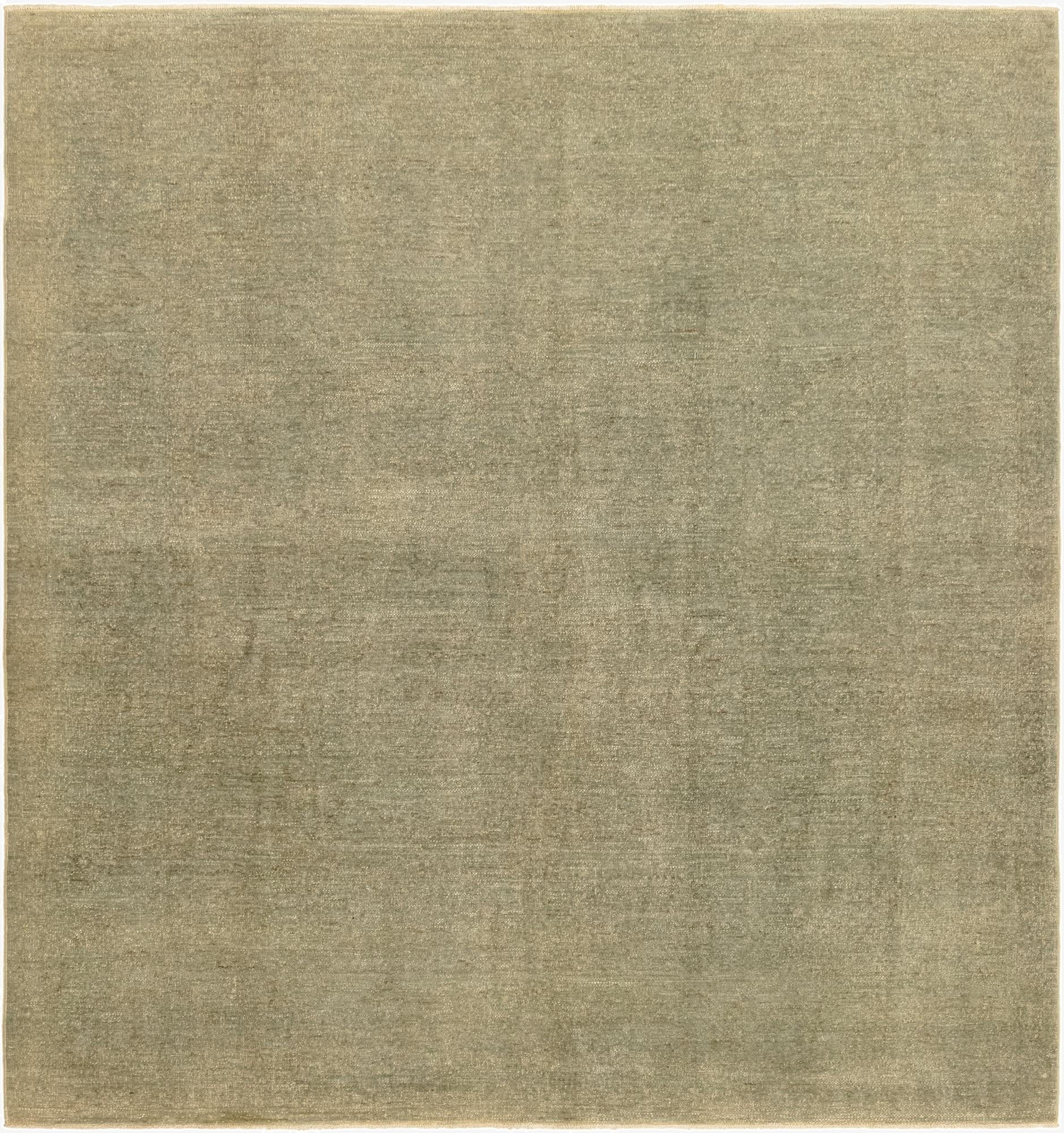 6' 4 x 6' 10  Hand Knotted Over-Dyed Ziegler Square Rug