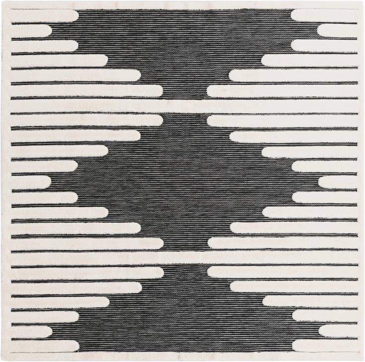 Detail image of 7' 10 x 7' 10 Prismatic Square Rug