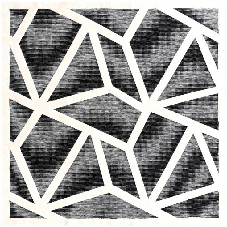 Detail image of 10' x 10' Prismatic Square Rug