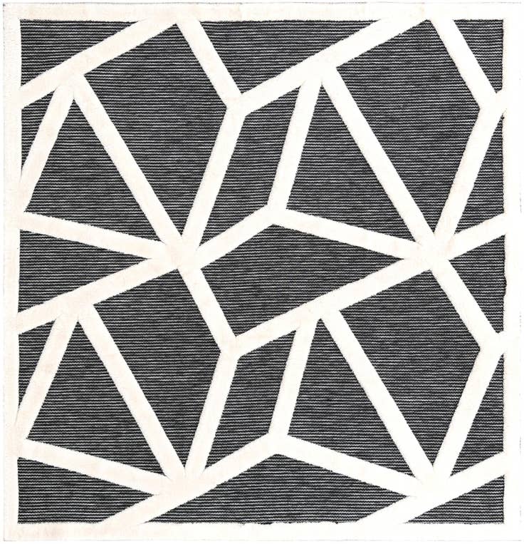 Detail image of 7' 10 x 7' 10 Prismatic Square Rug
