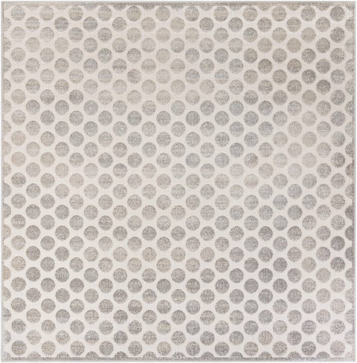 Detail image of 10' x 10' Easy-Clean Sabrina Soto Indoor / Outdoor Square Rug