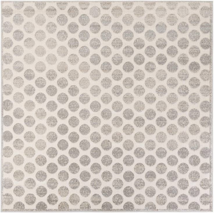 Detail image of 7' 10 x 7' 10 Easy-Clean Sabrina Soto Indoor / Outdoor Square Rug
