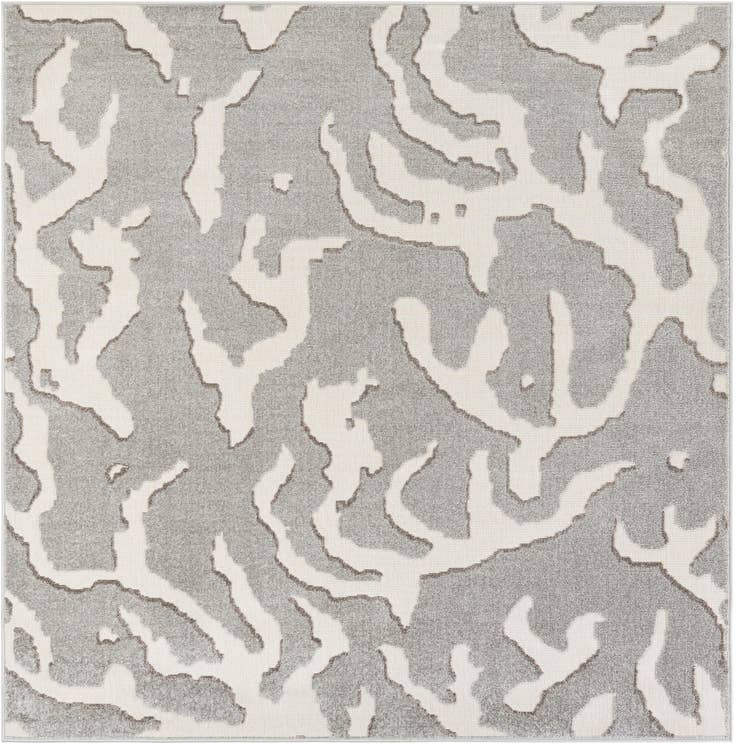 Detail image of 7' 10 x 7' 10 Easy-Clean Sabrina Soto Indoor / Outdoor Square Rug