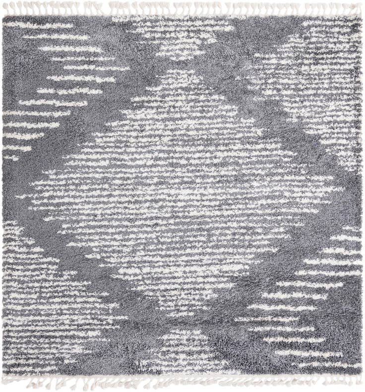 Detail image of 7' 10 x 7' 10 Serenity Shag Square Rug