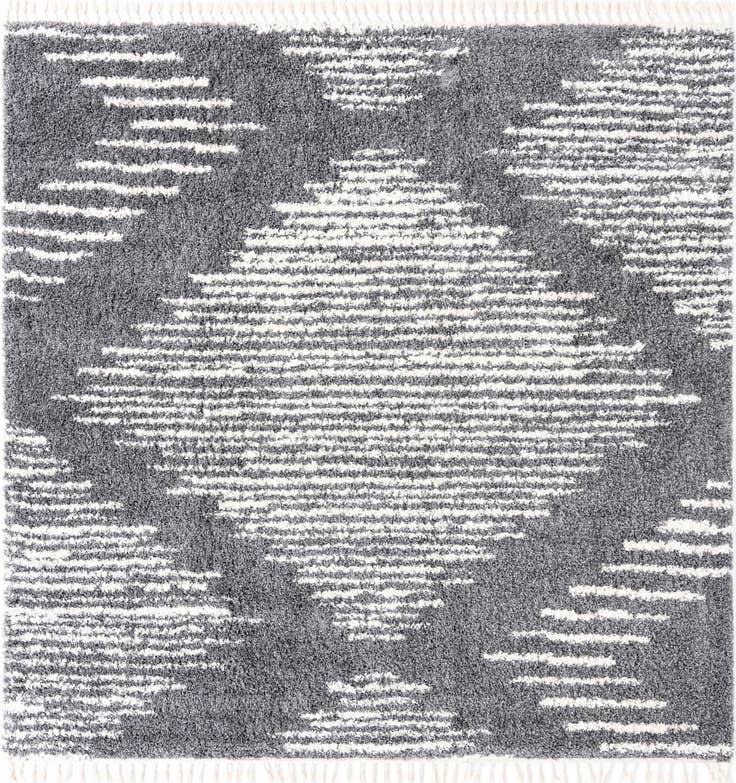 Detail image of 10' x 10' Serenity Shag Square Rug