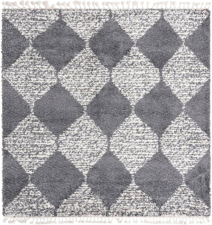 Detail image of 7' 10 x 7' 10 Serenity Shag Square Rug