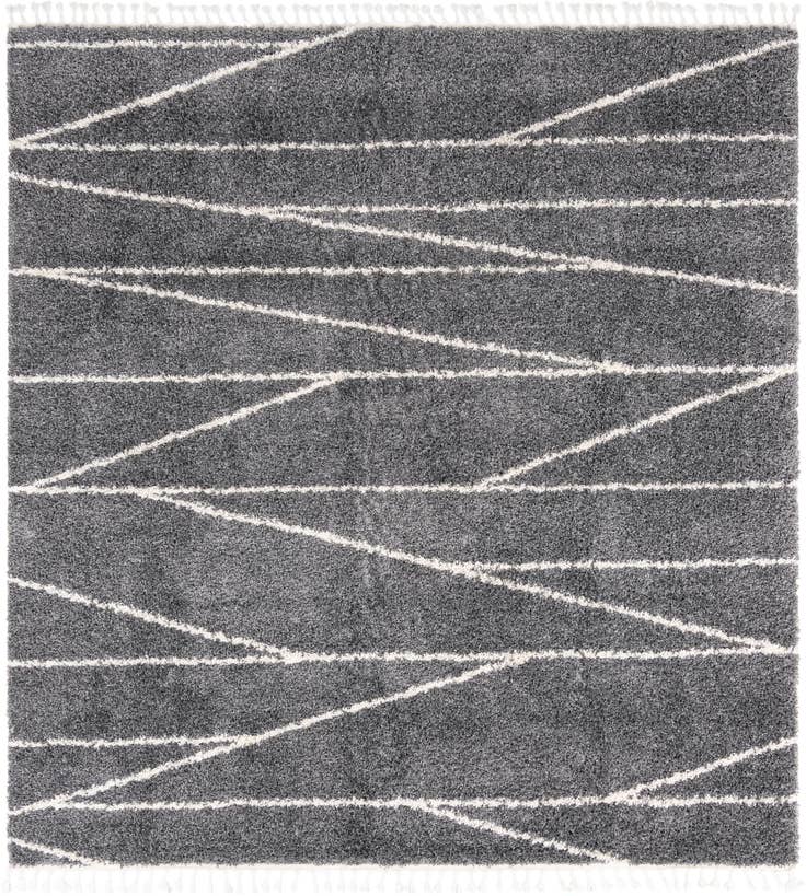 Detail image of 7' 10 x 7' 10 Serenity Shag Square Rug