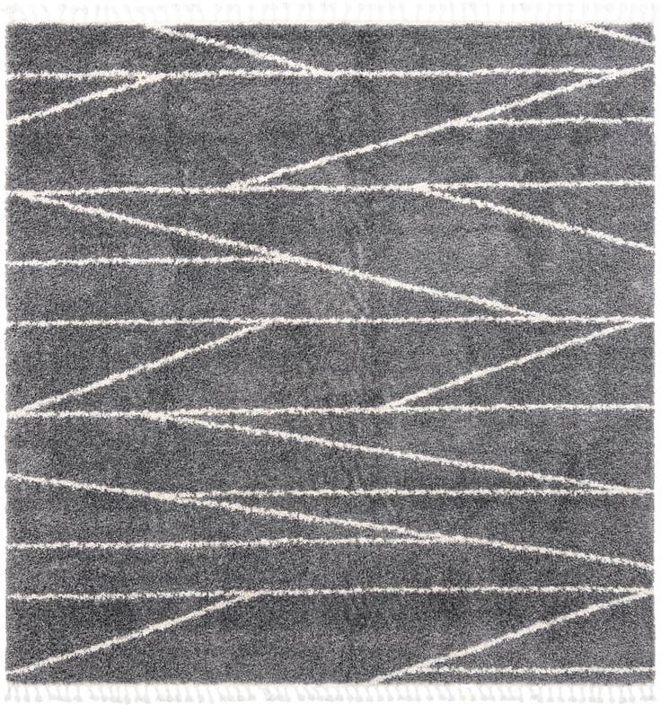 Detailansicht von 305cm x 305cm Serenity Shag Quadrat Teppich