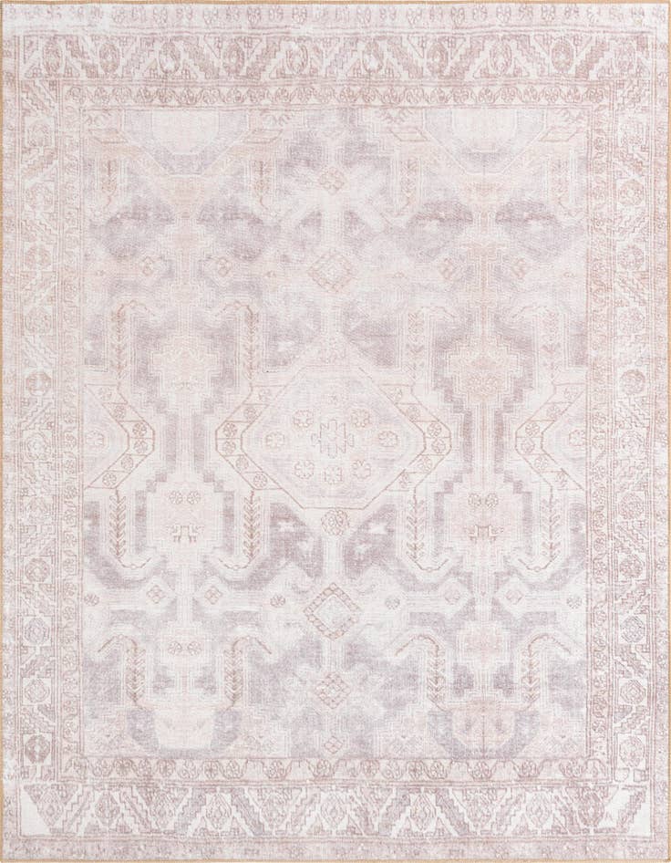 Detail image of 7' 6 x 7' 6 Washable Timeless Square Rug