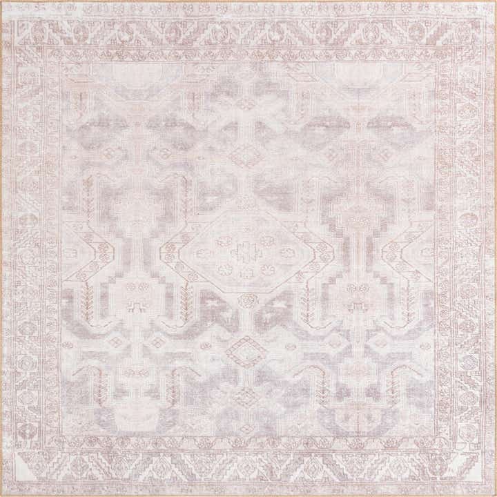7' 6 x 7' 6 Washable Timeless Square Rug