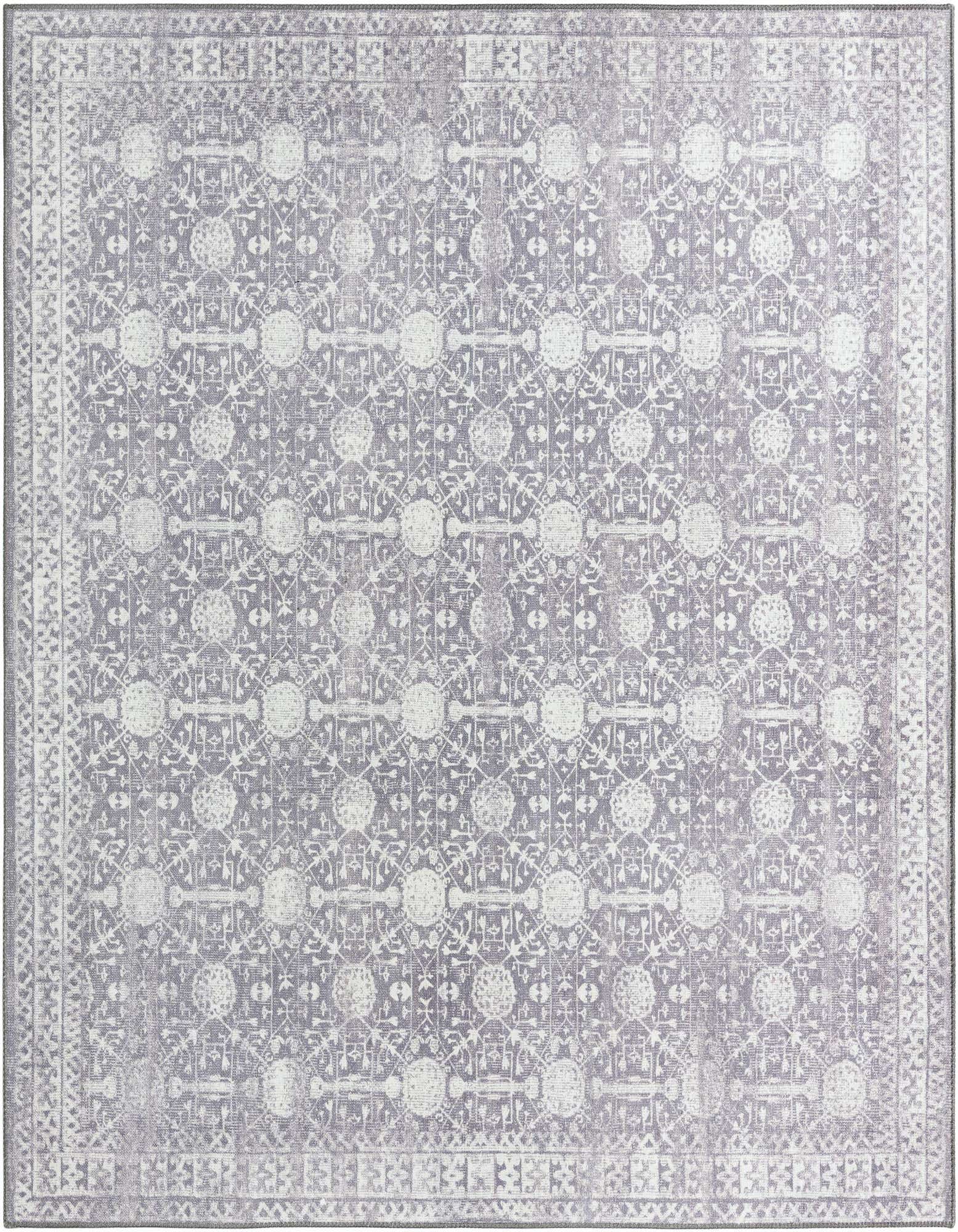 7' 6 x 7' 6 Washable Timeless Square Rug