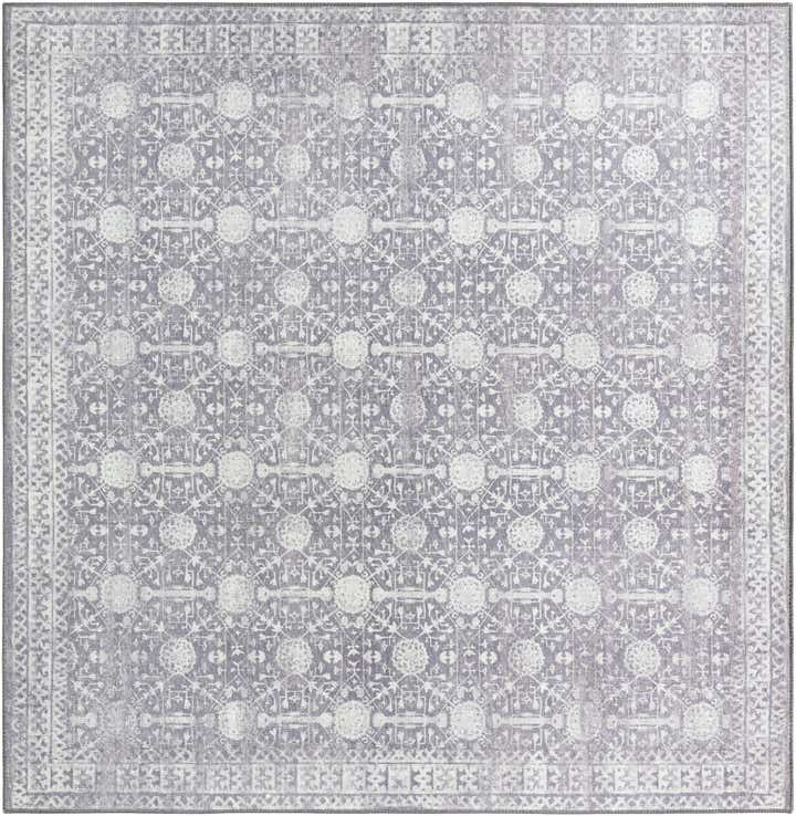 7' 6 x 7' 6 Washable Timeless Square Rug