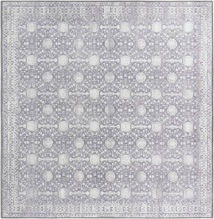 Detail image of 7' 6 x 7' 6 Washable Timeless Square Rug