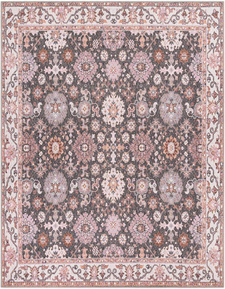 Detail image of 7' 10 x 7' 10 Washable Timeless Square Rug